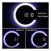Reloj De Pared Led, Control Remoto De Alimentación Usb, Re. 4