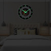 Becanoe Reloj De Pared Con Funcin De Luz Nocturna De 12 PuLG 5