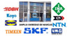 Ruleman Delantero Volkswagen Bora / Golf Iv Original Skf 3