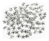 100 Piezas De Tachas De Estrella De 15 Mm - Niquel 0