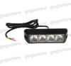 4 Led Faro De Emergencia Rojo Drl Faro Antiniebla Estroboscó 3