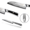 Cuchillo Cocina Santoku Vg-10 Japonés Damasco 73 Capas 178mm 3 Cuchillo Cocina Santoku Vg-10 Japonés Damasco 73 Capas 178mm 3