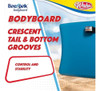 Wahu Bac Pak Bodyboard Pro Con Correa, Crescent 4