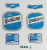 Quilmes Cristal 15 Juegos Etiquetas Diferentes 2001a11 (575) 2