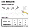 Maxw Guantes De Piel De Oveja Merino Para Mujer Guantes De 5