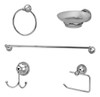 Accesorio Baño Peirano 8005 5 Piezas Baño Set P 0