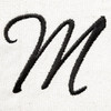 Bolso De Mano Personalizado Dalix Monogram Inicial Negro 2