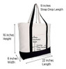 Bolso De Mano Personalizado Dalix Monogram Inicial Negro 3