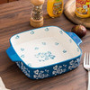 Plato Para Hornear Wisenvoy, Molde De Cerámica Para Brownies 3
