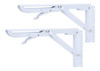 Ménsula Rebatible Para Mesa 405mm Blanca (por Par) Becusa 0