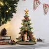 Escena De Natividad Con Figuritas Y Luz Led Para Decorar 6