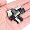 50pcs Cable Clip Negro Coche Corbata Rectángulo Cable Montaj 4