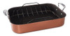 Nordic Ware Turkey Roaster Con Estante De Cobre 0