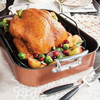Nordic Ware Turkey Roaster Con Estante De Cobre 1