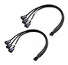 Cable Importa Divisor De Cable De Ventilador Pwm De 3 Vias 0