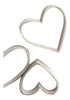 Cortante Plástico 4 Corazones 3d Galletita 2