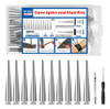 28pcs. De Tachas Metalicas De 55mm Con Puntas De Conicas 0