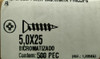 Tornillo Fix 5x25  Madera - 200 Unidades 5