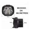 Par Faro Auxiliar Moto 9 Led Super Potente + Tecla Moto 1