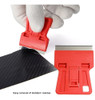 Mini Scrapper Plastico Polarizado Vinilo Scraper Rasqueta 6