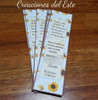 Marcalibros Personalizados  Con Frases  X  5 Unidades 5