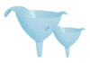 Set X2 Embudos Cocina Plástico Carol Línea Soft Celeste 0