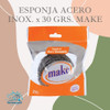 Esponja De Acero Inoxidable Cocina 30 Grs X 10 Unidades 1