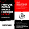 Kit X4 Bujía Precalentamiento Hc-181 Hescher 3