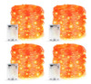 Decoracin De Halloween Makion, Cadena De Luces Naranjas, Paq 0