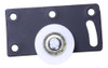 Ruedas Rodamiento Armario Puerta Corrediza Nylon Silencioso 0
