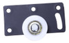 Ruedas Rodamiento Armario Puerta Corrediza Nylon Silencioso 2