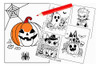 Kit Imprimible Halloween Libritos Para Pintar + Actividades 0