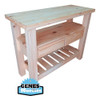 Mesa De Arrime En Pino 100 Cm Patas Macizas ! Pino Macizo. 1