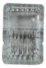 Cenicero De Cristal Rectangular Grueso Ronda 3
