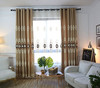 Cortinas Vogol Opacas, De Chenilla, Jacquard Para Ventana, C 0