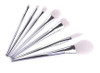 7pcs Maletines De Plata Set Profesional De Brochas De Maquil 2