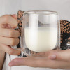 Taza De Café 350ml En Vidrio Con Aislamiento De Doble Pared 5