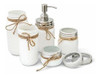 Mkono Mason Jar Set De Accesorios De Baño Masonjars Pintados 3