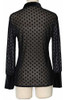 Angsuttc Blusa De Manga Larga Con Botones Para Mujer 5