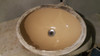 Pileta Baño 37 Cm X 49 Cm  Color Beige Oscuro Como Se Ve. 0