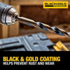 Juego Set 21 Mechas Puntas Dewalt Oxido Negro 5
