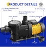 Bomba De Piscina Acquaer De 2 Hp, Bomba De Piscina Enterrada 3