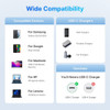 Cable Usb C A Usb C, Cable De Carga Rpida Usb Tipo C [2 Unid 5
