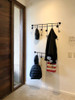 Perchero De Pared De Hierro Moderno 60 Cm 4 Ganchos Con Aros 3