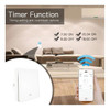 Interruptor De Pared 2 Botones Blanco Rf 1