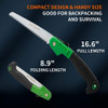 Sierra De Mano Plegable Flora Guard Para Acampar O Podar, Ho 4