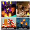 Luz Led Con Efecto De , 4 Modos, Luces De Fuego, Recargable. 5