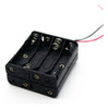5 Portapilas Para 8 Pilas Aaa Tiple A (4x2) Con Cable 0