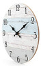 Reloj De Pared Redondo Decorativo De Madera Silencioso Que N 1