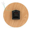 Reloj De Pared Redondo Decorativo De Madera Silencioso Que N 3